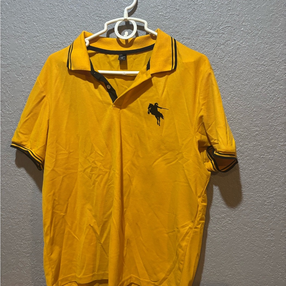 NFINITY Yellow Polo with Black Trim